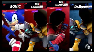 Super Smash Bros Ultimate Amiibo Fights – Request #21615 Sonic Team vs Eggman