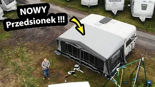 Odbieram Przedsionek w Świecie Kempingów !!! - Jak Wygląda? + ROOM TOUR po Przyczepach Kempingowych