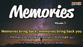 Học tiếng Anh qua bài hát - MEMORIES - (Lyrics+Kara+Vietsub) - Thaki English