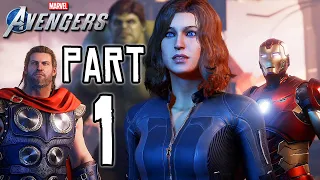 Marvel's AVENGERS Walkthrough PART 1 (PS4 Pro) Gameplay Beta @ 1440p (60ᶠᵖˢ) ✔