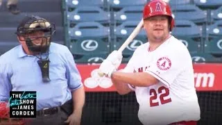 James Corden Takes a Swing at Major League Baseball