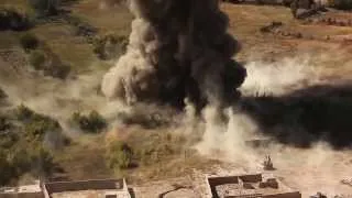 USMC Assault Breacher Vehicle MASSIVE Explosions - Great Footage [HD]