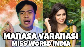 ATEBANG REACTION | MISS WORLD INDIA MANASA VARANASI INTRODUCTION VIDEO #missworldindia2021