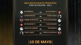 [Retrasmision] Mid-Season Invitational 2019 // Play-in - Día 5