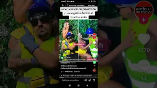 Andressa Urach com anão