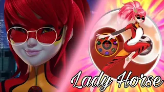 Lady Horse transformation (Ladydragon unify with horse miraculous) Ladybug ChatNoir season 5 FANMADE