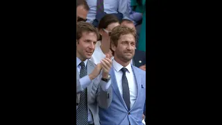 Gerard Butler and Bradley Cooper enjoy a day out at Wimbledon
