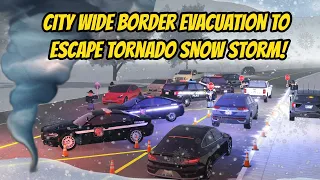 Greenville, Wisc Roblox l TORNADO SNOW STORM Border Evacuation Update Roleplay