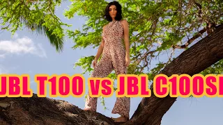 JBL C100SI vs JBL T100