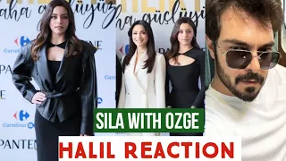 Sila Turkoglu with Özge yagiz !Halil Ibrahim Ceyhan Reaction