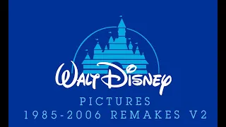 Walt Disney Pictures (1985-2006) Logo Remake (Version 2)