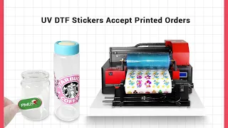 UV DTF A3+  30cm printing width printer for sticker roll to roll 2 in 1 hybrid printer