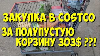 США. Закупка в Costco. За полупустую корзину 303 доллара??!