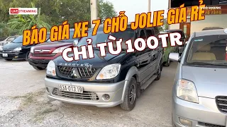 Xe 7 Chỗ Giá Rẻ Chỉ Từ 100Tr | Mitsubishi Jolie | Tội Gì Đi Xe Máy