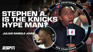 Julius Randle calls Stephen A. the Knicks' hype man 🤣 | NBA Countdown