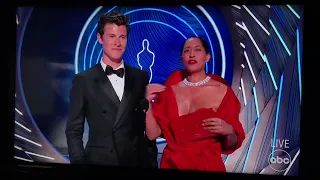 Shawn Mendes and Tracee Ellis Ross at The Oscars 2022