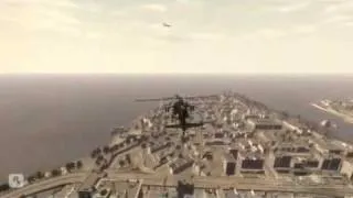 GTA  - Jump into pool from helicopter