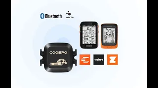 Cómo instalar un sensor de velocidad cadencia COOSPO BK467 - español