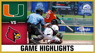 Miami vs. Louisville Game Highlight | 2024 ACC Championship (Pool Play)