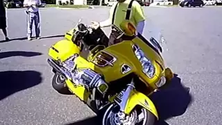 Picking up a dropped Goldwing