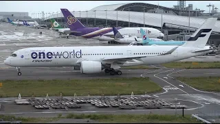 Finnair Oneworld Livery Airbus A350-900 OH-LWB Takeoff from KIX 24L