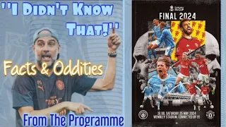 Bernard's "I Didn't Know That" 2024 FA Cup Final Programme Look Inside Man City Channel