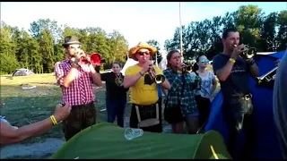 Woodstock der Blasmusik 2018 afterparty op de camping