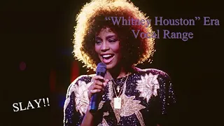 Whitney Houston - “Whitney Houston” Era: Vocal Range! (1985-1986) #slayage