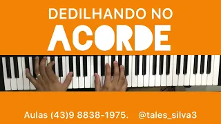 Como Dedilhar Usando o Acorde -Aula Teclado Técnica para Arranjos