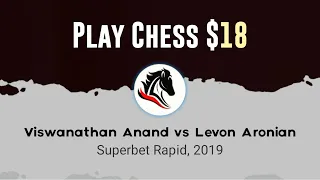 Two Knights Defense : Viswanathan Anand vs Levon Aronian | Superbet Rapid, 2019