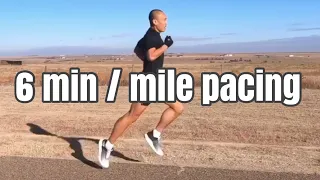 How I run a More Controlled 6 min / mile Pace or faster | Step by Step Process