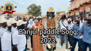 Banjul paddle song 2023, The Gambia.