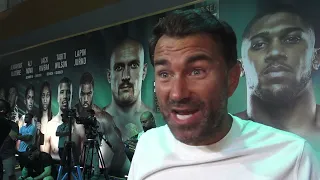 HORNY EDDIE HEARN RIPS P*SS OUT OF SKY FOR HAVING MEETINGS ABOUT HIM!/ USYK FLESHY & EMOTIONAL
