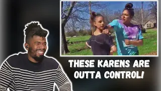 AMERICAN REACTS TO 9 Minutes of Racist Karens Getting INSTANT KARMA!