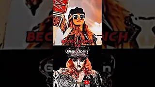 Becky Lynch Vs Gigi Dolin comparison video 🔥❤️✨ #shorts