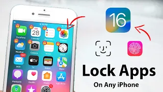 How to Lock Apps on iPhone with Face iD or Passcode - iOS 16