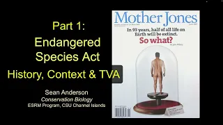 Endangered Species Act: History, Context, & The TVA