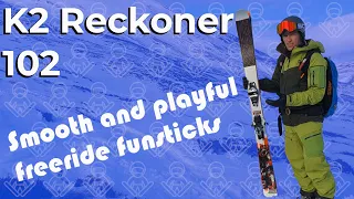 K2 Reckoner 102 2020-21 freeride ski review