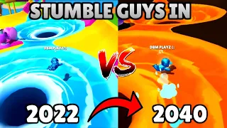 STUMBLE GUYS IN 2040 BE LIKE :- 😯🔥 #stumbleguys #stumbleguysvideos