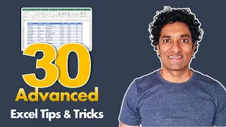 Top 30 *Advanced* Excel Tips to make you awesome ⚡💡