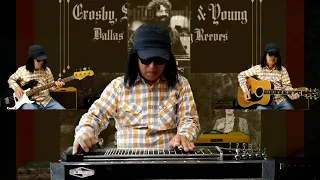 ティーチユアチルドレンをペダルスチールギターでカバー　CSNY Teach Your Children covered with pedal steel guitar