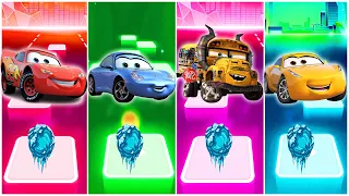 Lightning McQueen 🆚 Sally Carrera 🆚 Miss Fritter 🆚 Cruz Ramirez 🎶TILES HOP🎶