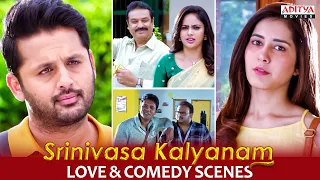 "Srinivasa Kalyanam" Movie Love & Comedy Scenes | Nithiin, Rashi Khanna, Nandita | Aditya Movies