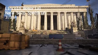 [3:39] - The Division 2 - Lincoln Memorial - Hard Solo PC Speedrun