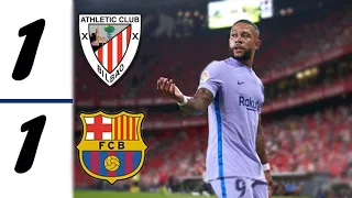 Athletic Bilbao vs FC Barcelona (1-1) Full Match Highlights 2021 - English Commentary