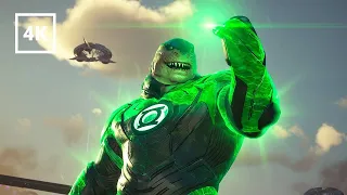 King Shark uses Green Lantern Ring in Suicide Squad_ Kill the Justice League (just miss )