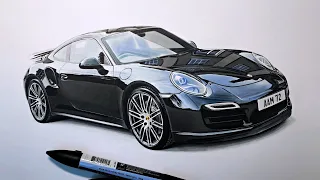 Drawing a Porsche 911 like a pro :)