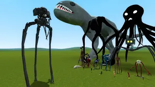 TRIPOD VS TREVOR HENDERSON CREATURES!! Garry's Mod Sandbox