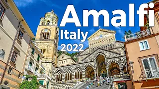 Amalfi 2022, Italy Walking Tour (4k Ultra HD 60fps) – With Captions