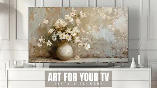 Vintage Floral TV Art | 4K TV Screensaver Slideshow | Still Life Paintings